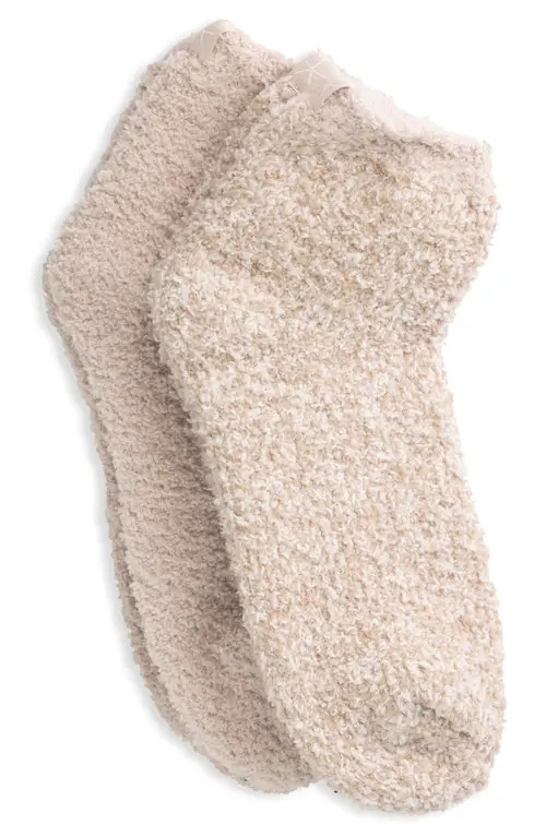barefoot dreams CozyChic™ Assorted 2-Pack Ankle Socks in Stone Multi at Nordstrom | Nordstrom