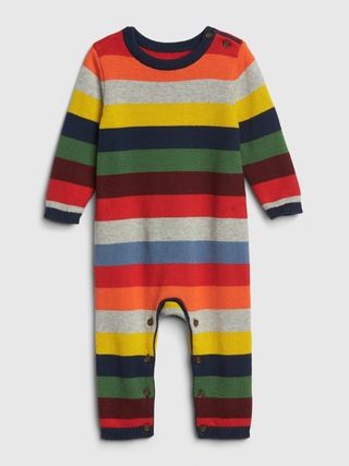 Baby Crazy Stripe Sweater One-Piece | Gap (US)
