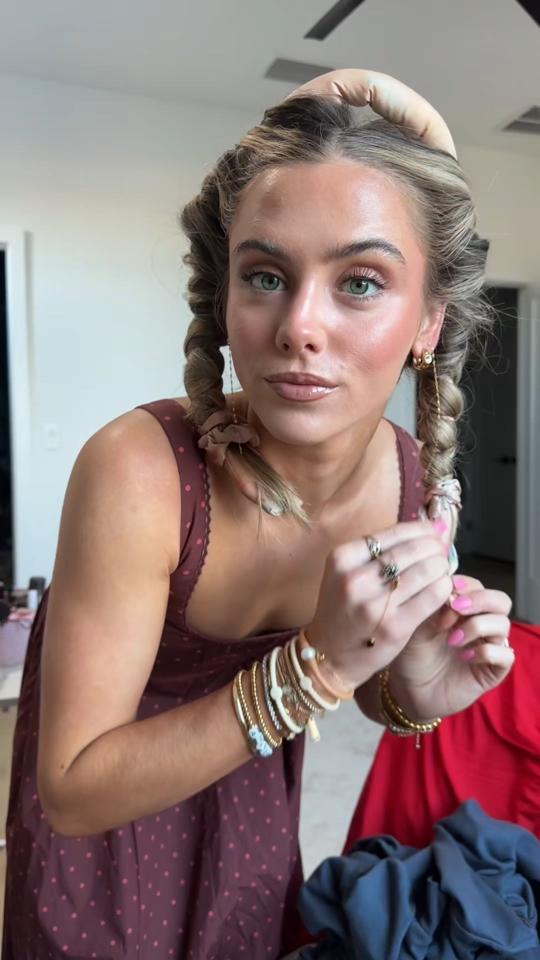 Kitsch Satin Heatless Curling Set - Heatless Hair Curlers to Sleep in - Heatless Curls Overnight - Heatless Curling Rod - No Heat Curls Overnight - Overnight Blowout Rods - Soft Hair Rollers. My greatest hair hack has got to be sleeping in a hair ribbon. This is what gives me my heatless hair curls. These curls are always bouncy, voluminous, shiny, and perfection that require absolutely zero heat, saving my hair on necessary, heat damage while still getting those desirable curls. I have lots of tutorials on how I put them in my hair saved my TikTok and Instagram @sloanevosen. TUTORIAL: https://www.tiktok.com/t/ZP8Y6b72q/ #hair #heatlesscurls #heatlesshair #heatlesswaves #hairstyles #hairhack #hairhealth #heatlesshairstyles #hairroutine #hairribbon #heatlesshaircurler 

#LTKBeauty #LTKselfcare #LTKgrwm