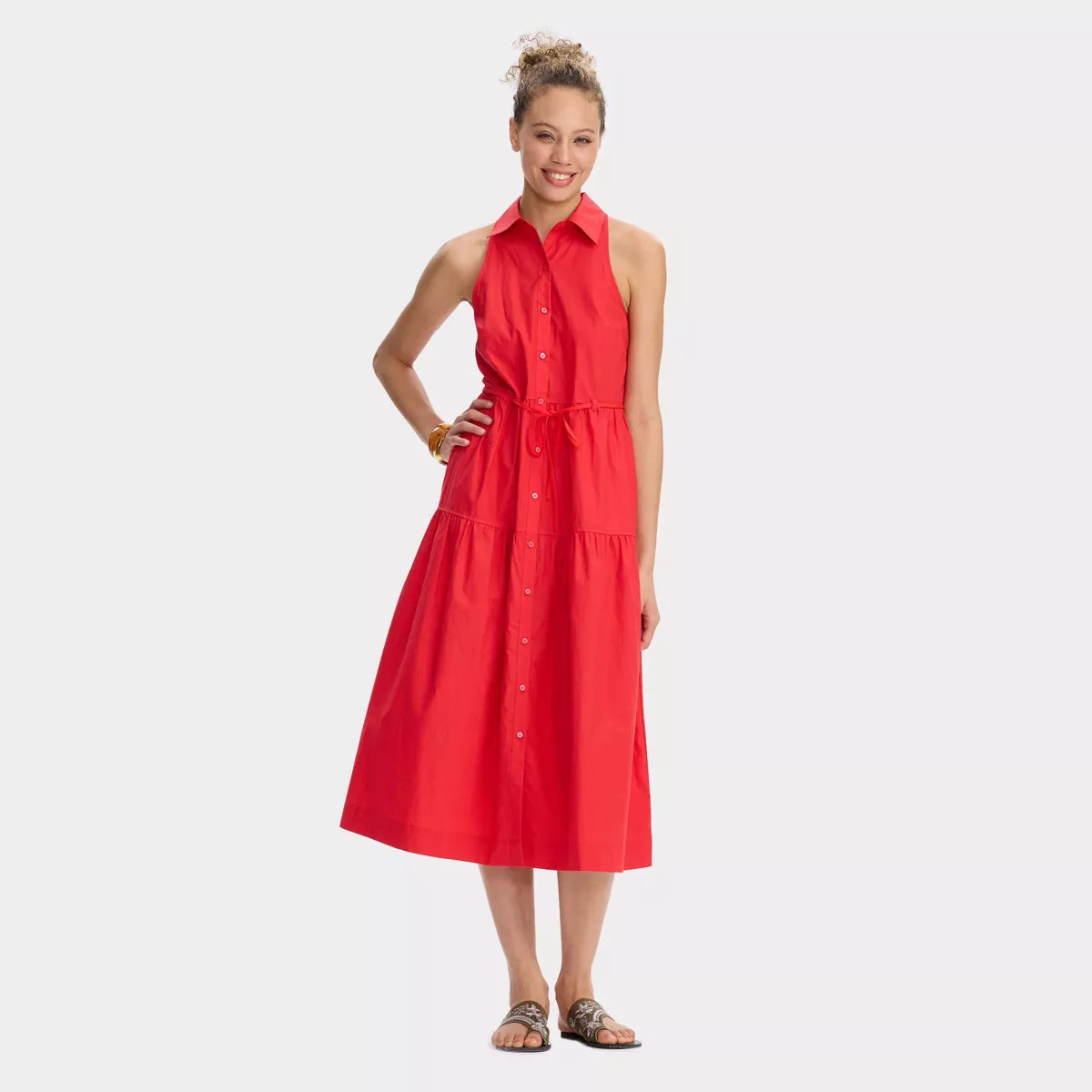 Women's Poplin Maxi Shirtdress - Universal Thread™ | Target