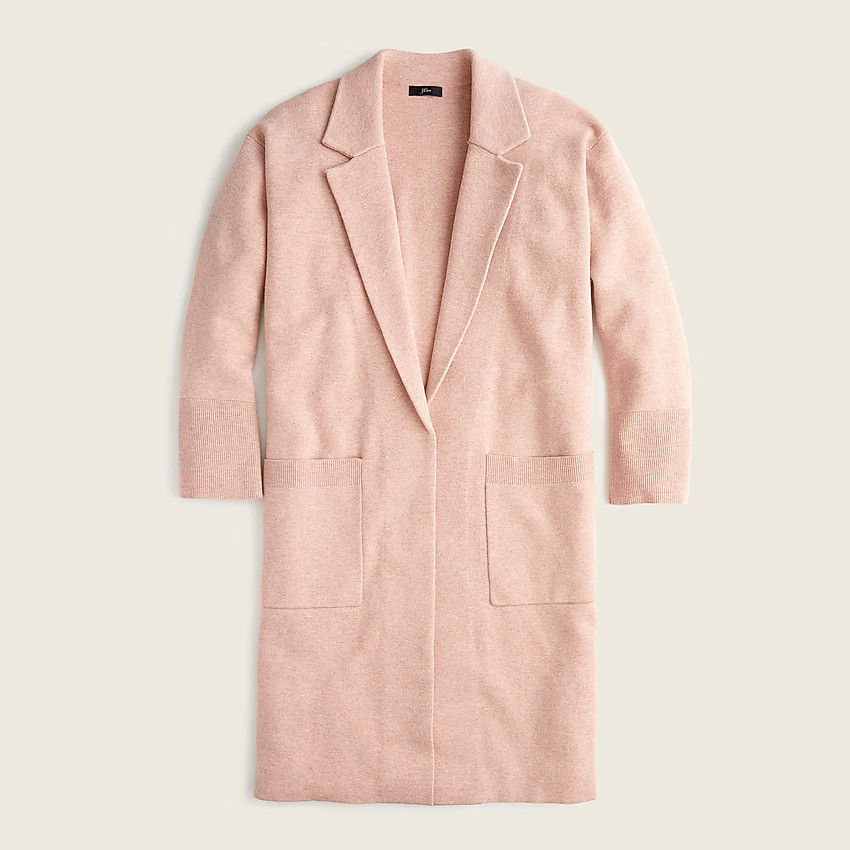 Ella open-front long sweater-blazer | J. Crew US