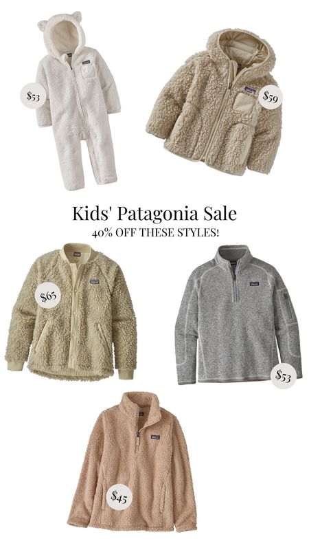 More to live from the kids’ Patagonia sale!! 40 percent off these styles ♥️ 

#LTKkids #LTKsalealert #LTKbaby