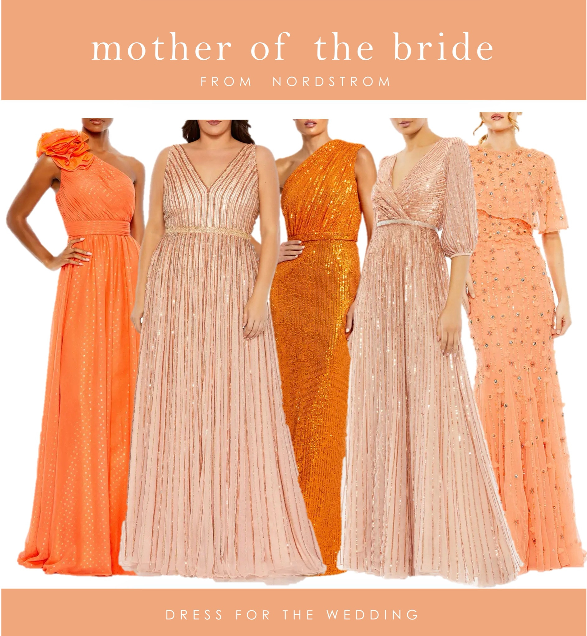 Orange dress
Coral dress
Formal mother of the bride dress Coral wedding attire 
Peach dresses for weddings, peach mother of the bride dress, sunset hue bridesmaid dresses, Mac Duggal dress Nordstrom dress formal dress orange dress summer black tie wedding outfit formal wedding rose gold dress beaded dress over 40 wedding guest dress over 50 wedding guest peach dress bridesmaid dress  #ltkover40 #ltkxnsale #ltkwedding #ltkwedding #ltkover40 #ltkxnsale #ltkseasonal #ltksalealert #ltkparties

