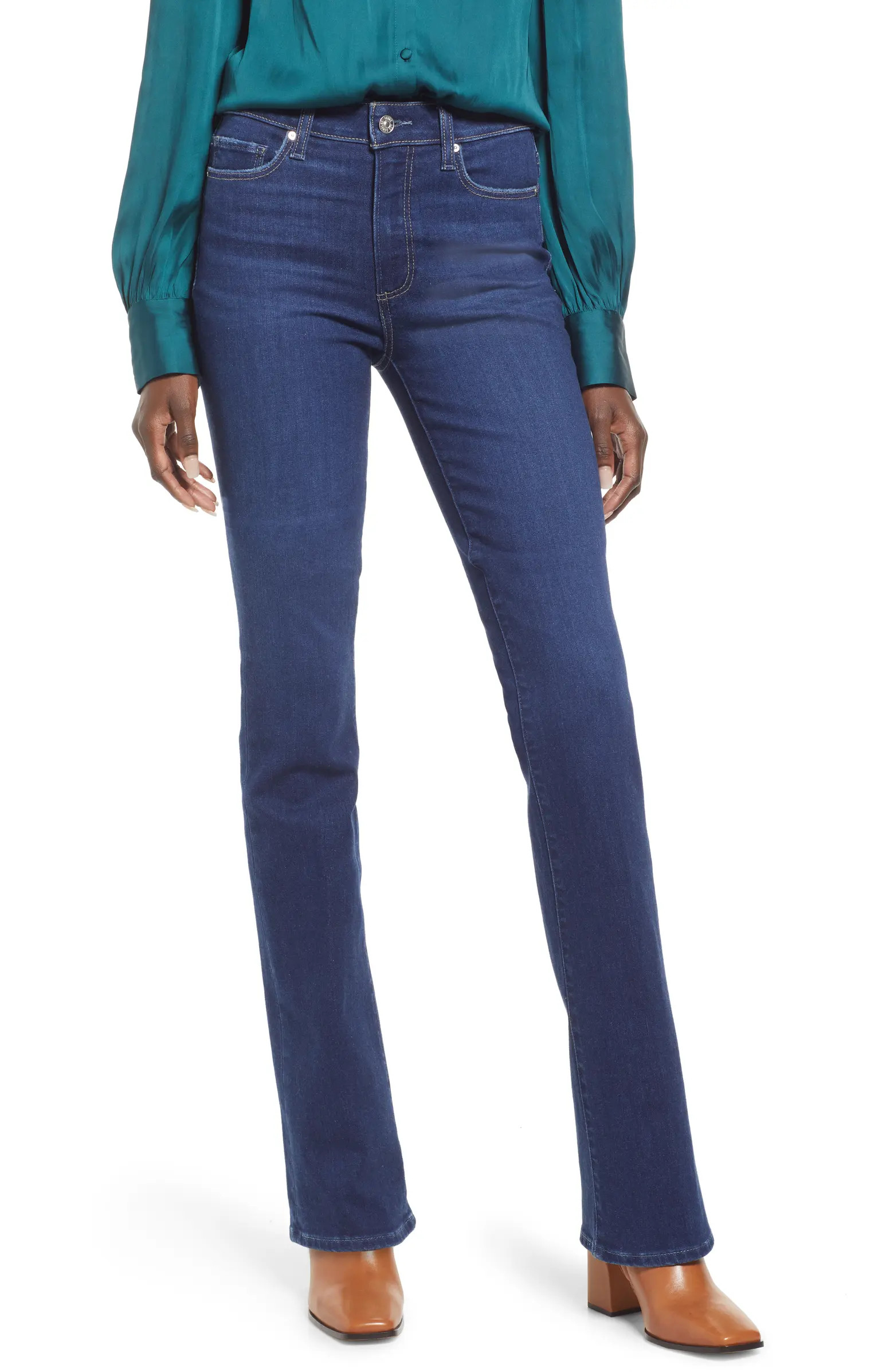 PAIGE Manhattan High Waist Bootcut Jeans | Nordstrom | Nordstrom