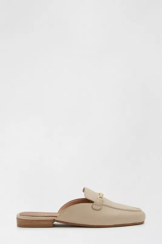 Buy Wide Fit Leather Cream Liesel Loafer for GBP 40.00 | Dorothy Perkins UK | Dorothy Perkins (UK)