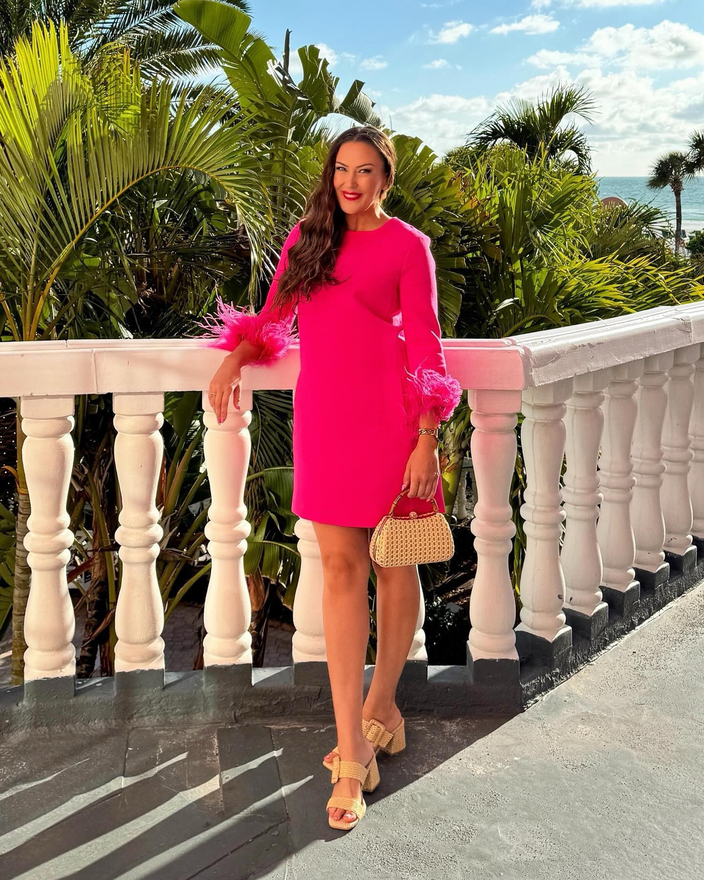 LTK Exclusive Tuckernuck Sale begins tomorrow & runs through Sunday 🤩 runnn because these looks will sell out fast!

hot pink dress with fabulous feather cuffs + raffia block heels 💕 I’m 5’6” wearing size Small in the Tuckernuck dress (runs TTS) + went up one size in the heels to size 9 (runs small)

feather dress, summer outfit inspo, summer dresses, affordable fashion, summer edit sale

#LTKSeasonal #LTKShoeCrush #LTKTravel