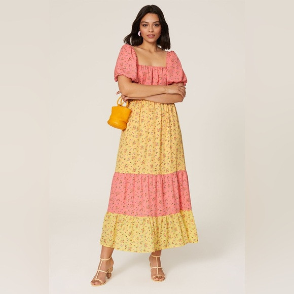 Color Me Courtney Cece Maxi Floral Peasant Dress | Poshmark