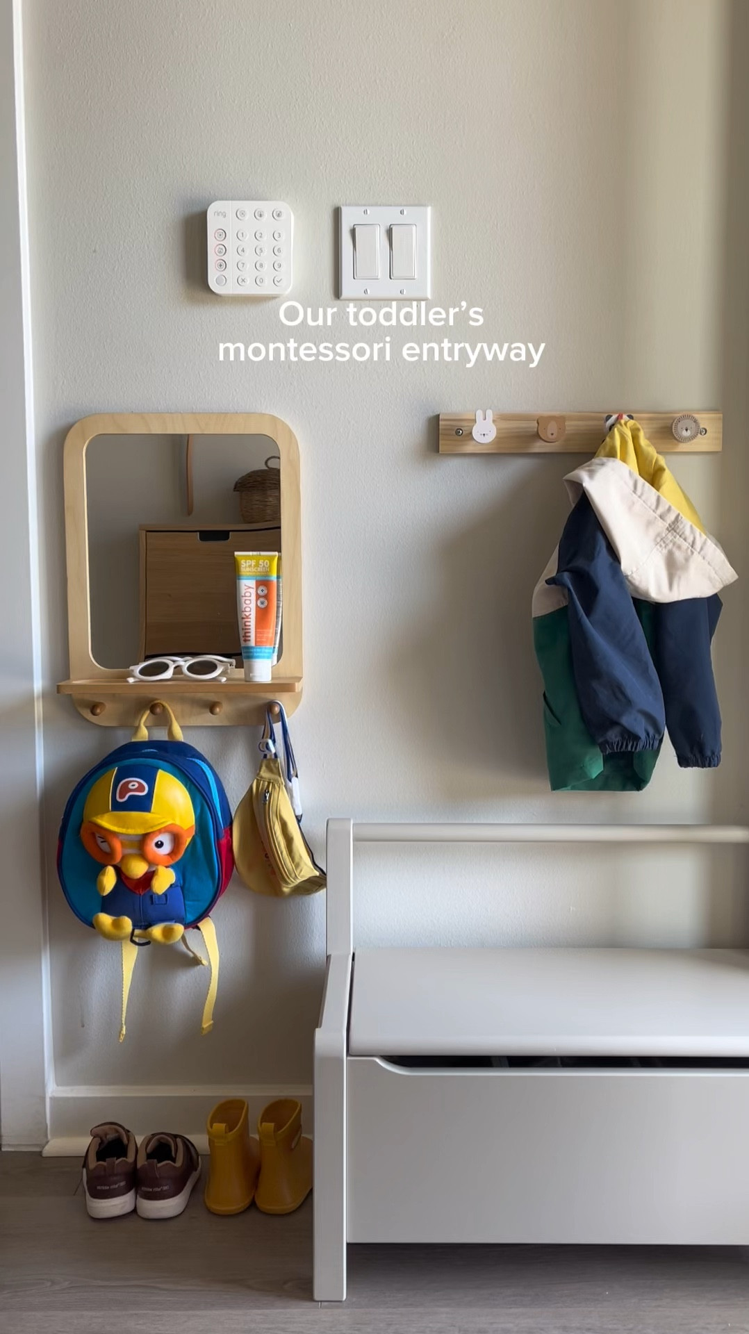 Montessori entryways are so cute 🥺

#LTKHome #LTKKids #LTKFamily
