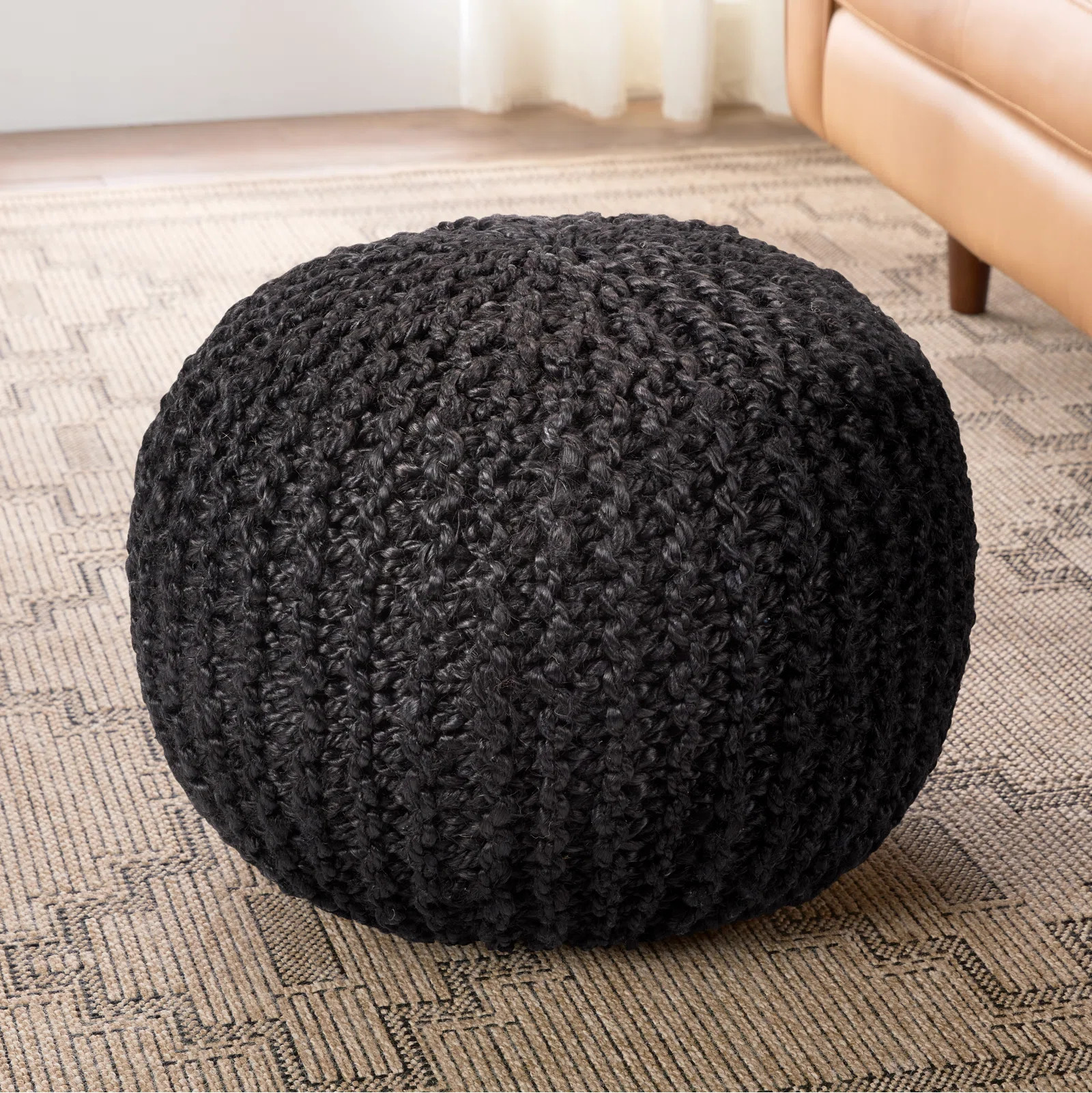 Deckerville Upholstered Pouf | Wayfair North America