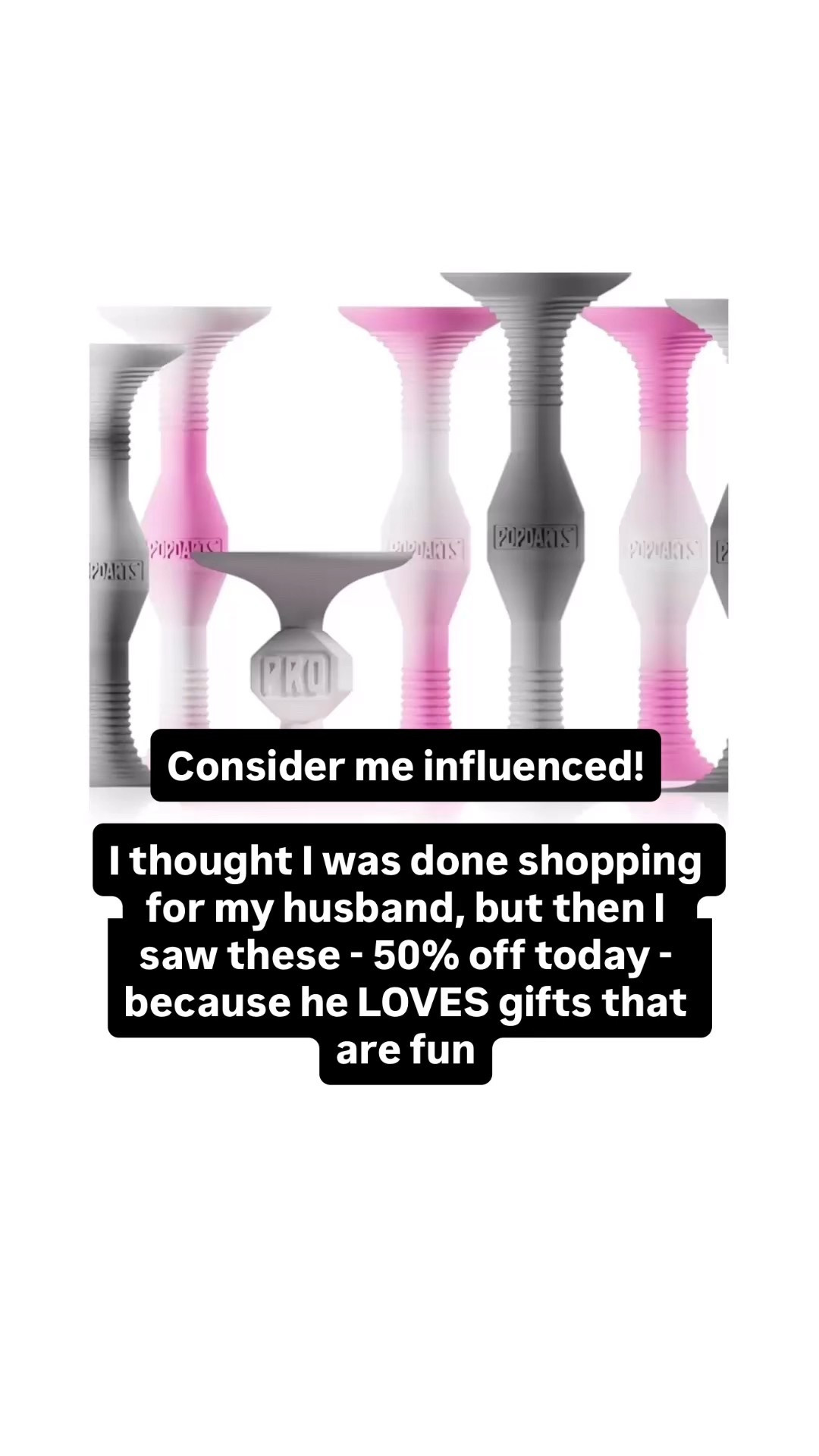 I thought I was done shopping for my husband, but then I was influenced to buy these! 
My husband loves a fun gift (pretty sure my most successful Christmas was when I bought him a remote control car). 
Plus, they are 50% off today! 

#LTKGiftGuide #LTKCyberWeek #LTKFindsUnder50