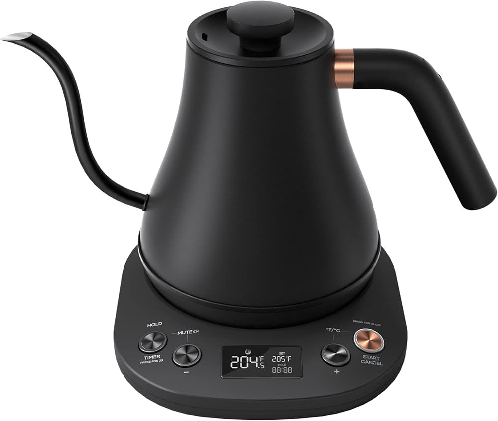 Mecity Electric Kettle Gooseneck Pour Over Kettle ±1℉ Temperature Control Quick Heating Water ... | Amazon (US)