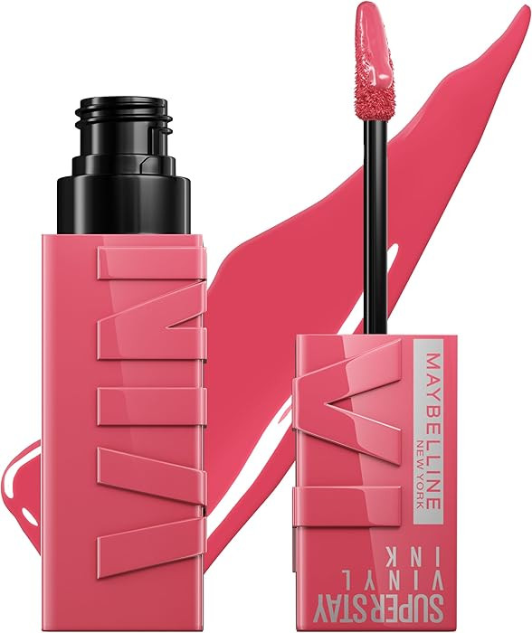 MAYBELLINE Super Stay Vinyl Ink Longwear No-Budge Liquid Lipcolor Make Up, Highly Pigmented Color... | Amazon (US)