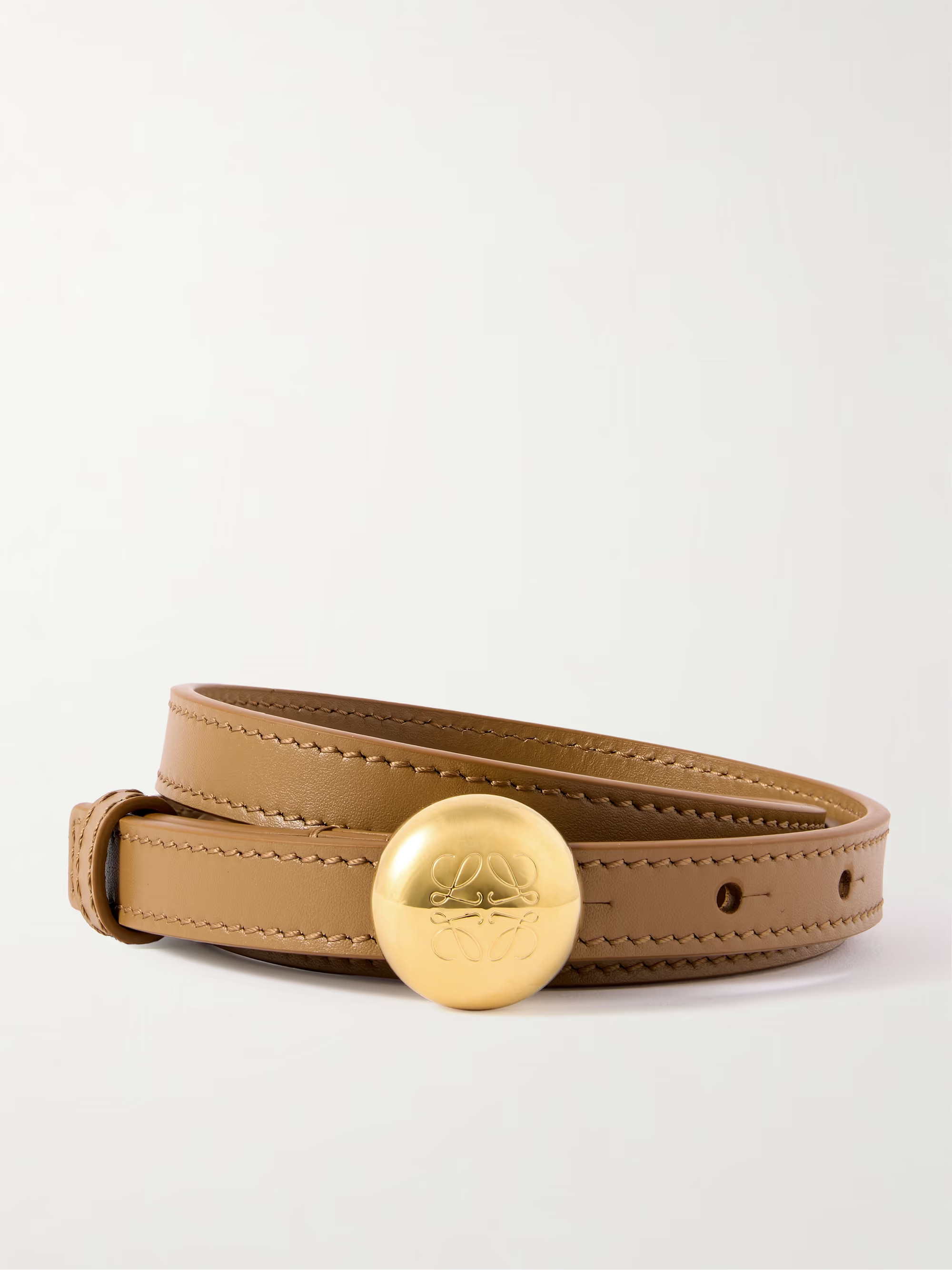 LOEWEPebble leather belt | NET-A-PORTER (US)