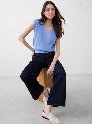 Ribbed Sweater Shell | Banana Republic Factory