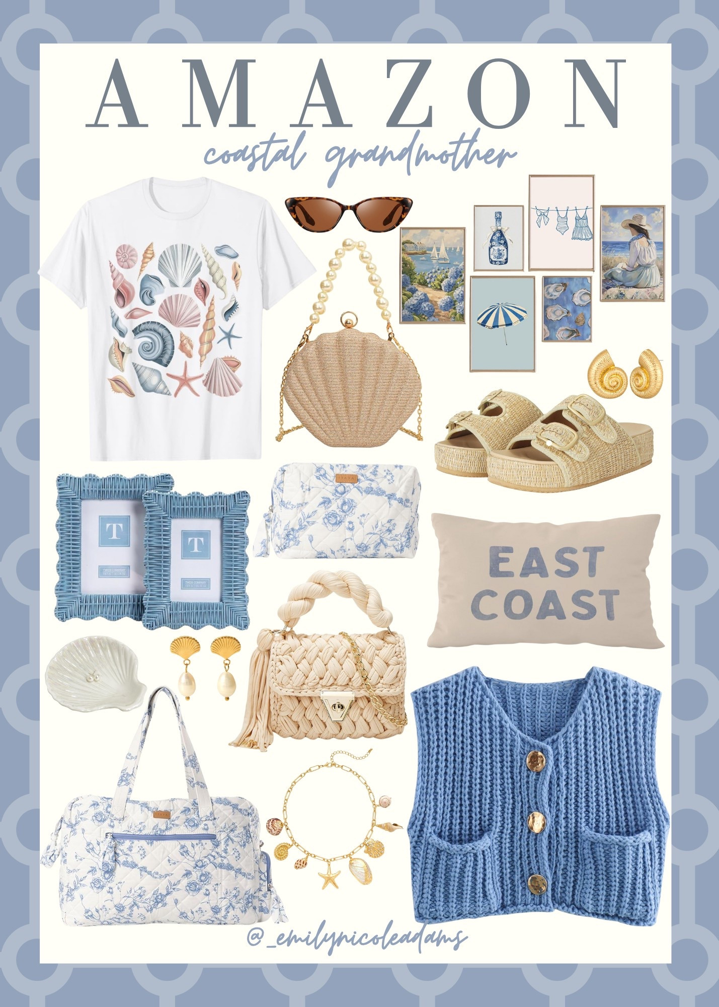 Amazon Coastal Grandmother Decor & Style🩵 Amazon coastal grandmother, Amazon deals, Amazon decor, coastal grandmother, coastal grandma, coastal decor, Amazon finds, Amazon deals, Amazon shopping, Amazon decor 

#LTKSaleAlert #LTKFindsUnder50 #LTKHome