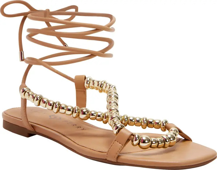 Katy Perry The Halie Bead Ankle Tie Sandal (Women) | Nordstrom | Nordstrom