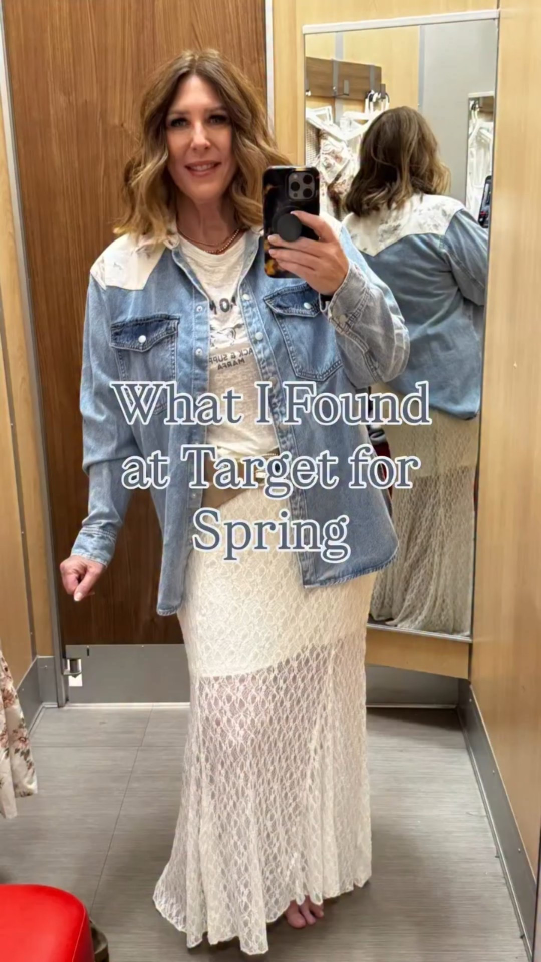 Western Spring line at Target is so cute!  These are perfect pieces for a country concert, Spring casual burials showers or weddings, even Easter. The skirts, tops, sweaters, dresses, boots, hats and accessories are all perfection. 

This western boho style lace skirt came home when me! I couldn’t resist! 

Comment SPRING for links 💐
Check these pieces out and more by shopping my link. 
Must be following me to get links or they won’t send automatically. 😘 
@Target 
#bohowestern #bohovibes #countryconcertoutfit #targetstyle #over40fashion

#LTKOver40 #LTKWorkwear #LTKSeasonal