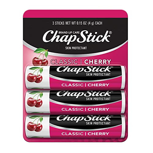 ChapStick Classic Lip Balm SPF 4 Cherry, 0.15 Ounce (Pack of 3) | Amazon (US)