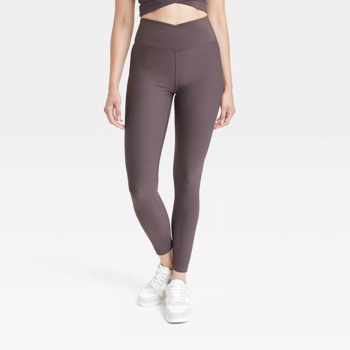 Women's High-Rise Ribbed Leggings - All In Motion™ | Target