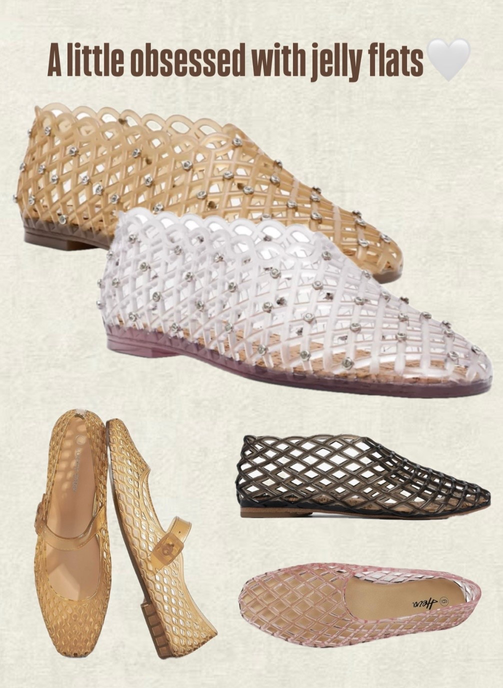 All the jelly flats I'm loving right now 🤍 these are the perfect mix of nostalgic + trendy and literally go with everything from jeans to dresses. Linking all my favorites here so you can find your perfect pair!

#LTKMothersDay