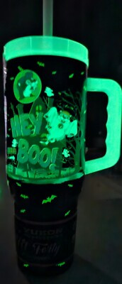 New 2024 Buc'ees Halloween Yukon Tumbler 40oz "Hey Boo" Glow In Dark   | eBay | eBay US