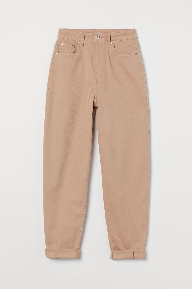 Mom Loose-fit Twill Pants | H&M (US + CA)