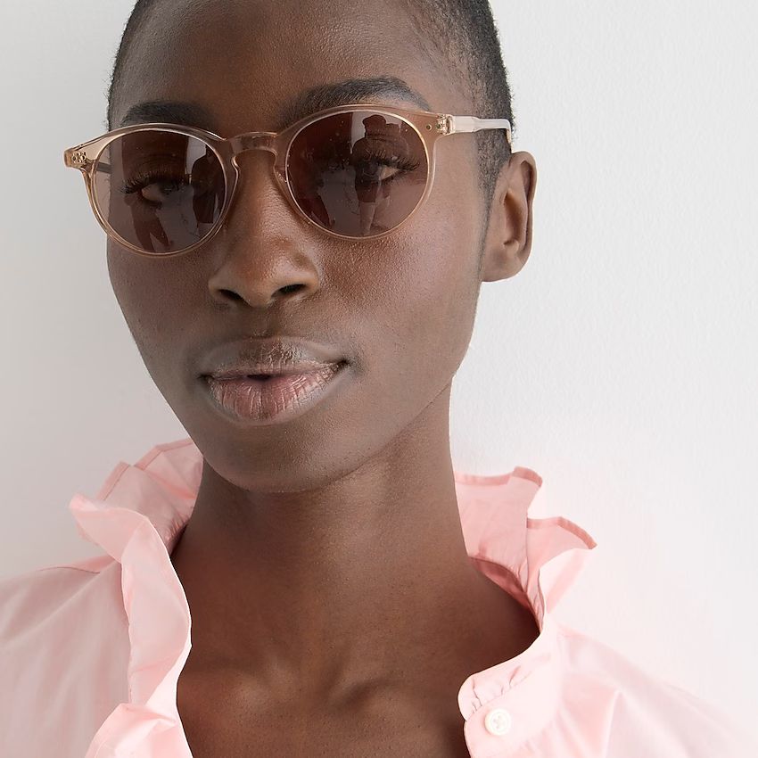 Round tortoise shell sunglasses | J.Crew US