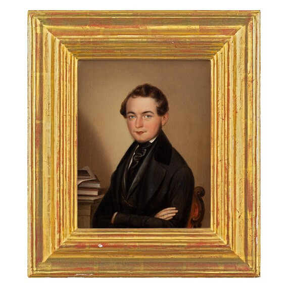 1860s Antique Oil Painting Portrait of A Young Gentleman | Etsy | Etsy (US)