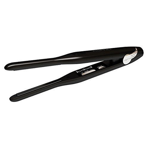 H2PRO Black Diamond 3/10" Tourmaline Ceramic Hair Straightener - Cutting Edge Professional Flat Iron for All Hair Types | Amazon (US)