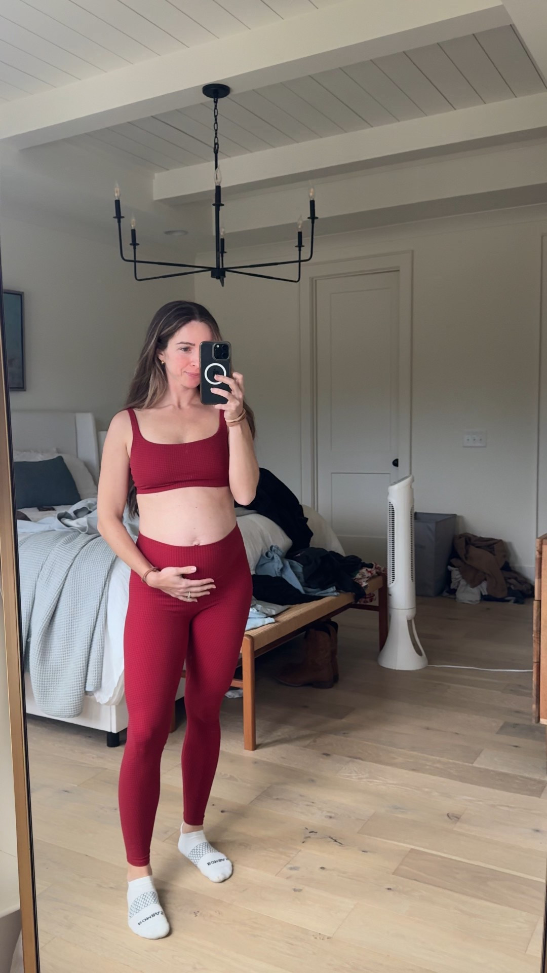 Just found the brand Vitality and am loving it for working out in my second trimester!

Wearing a size medium in both at 18 weeks!

#LTKfitnessgoals #LTKActive #LTKBump