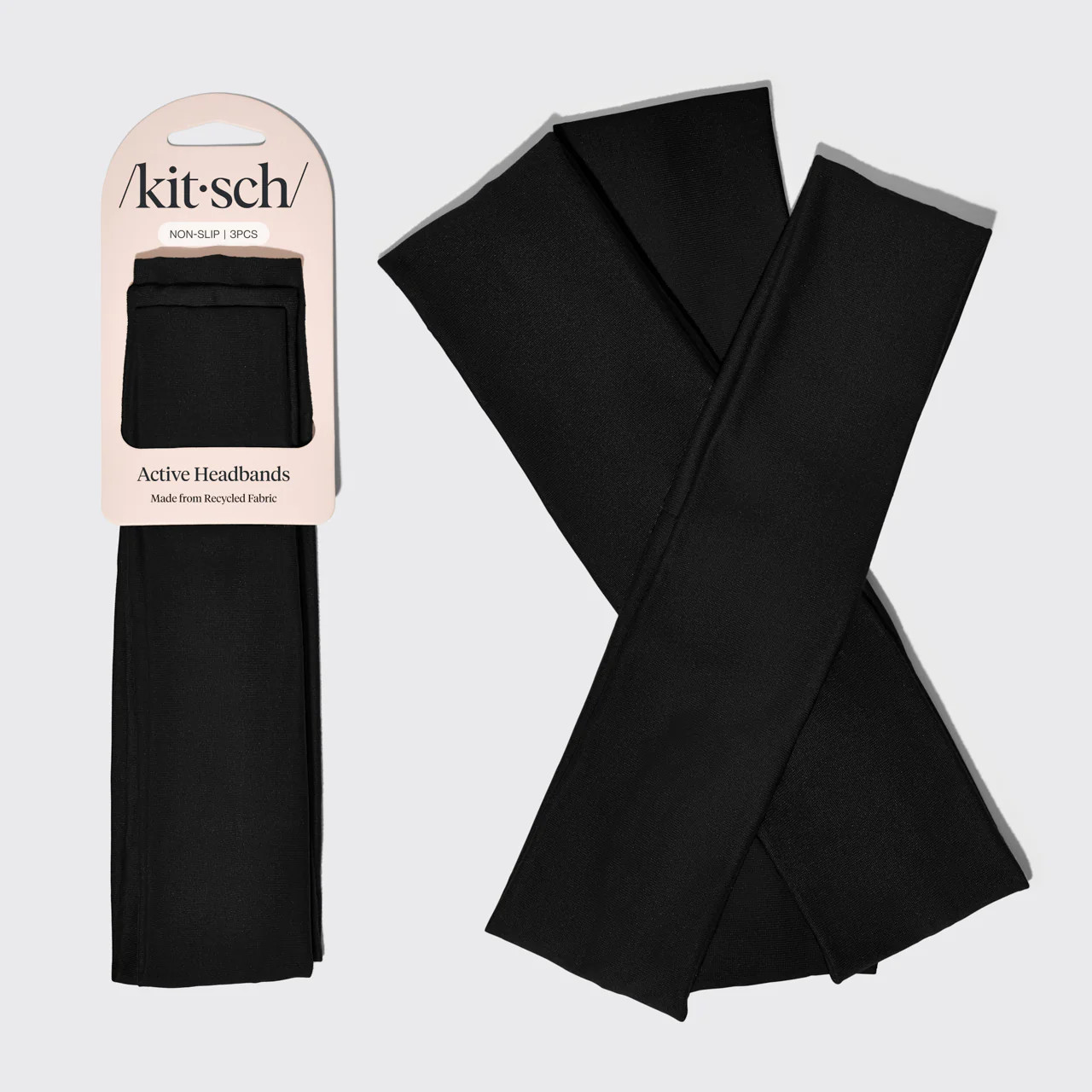 Black Active Headbands | KITSCH | Kitsch