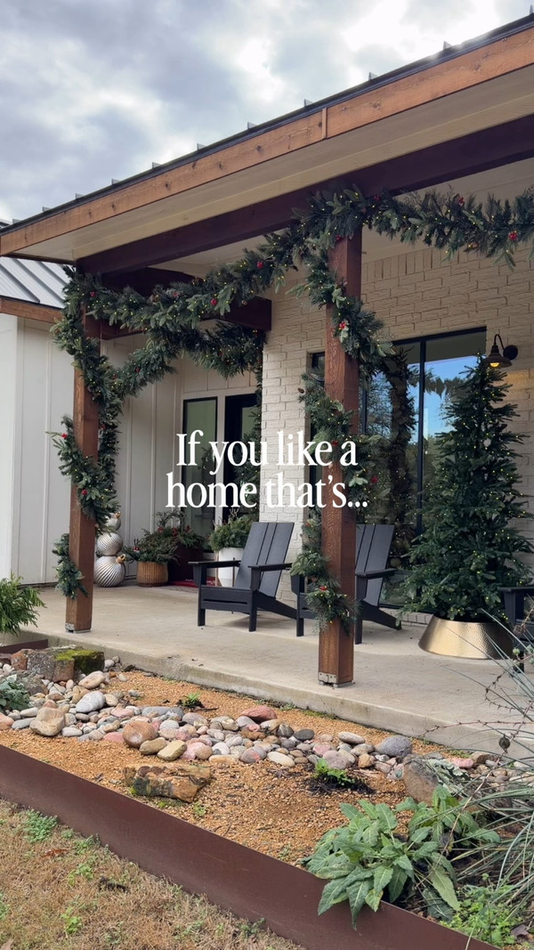 Our home is feeling timeless, modern, cozy, and inviting this Christmas — exactly…