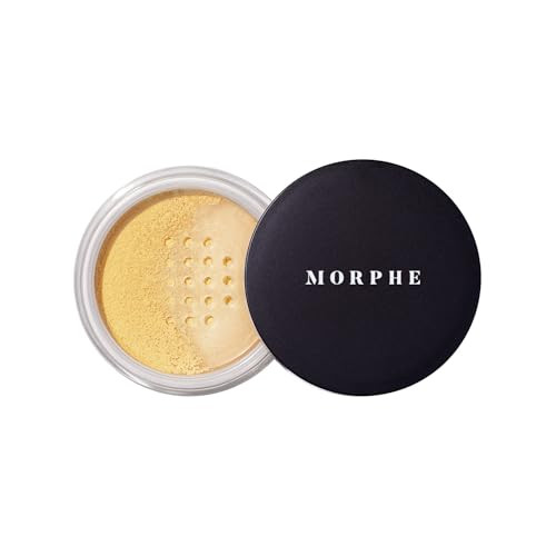 Morphe Bake & Set Translucent Setting Powder - Lightweight, Talc-Free Finishing Powder for Face Makeup with a Soft, Natural Finish - Minimizes Shine for Up to 24HR - Translucent Rich (0.31 oz) | Amazon (US)