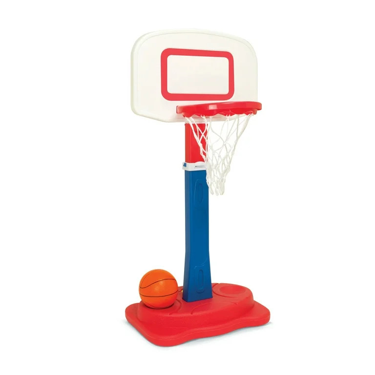 Play Day Adjustable Basketball Goal with Built-In Ball Storage and Easy Assembly - Walmart.com | Walmart (US)