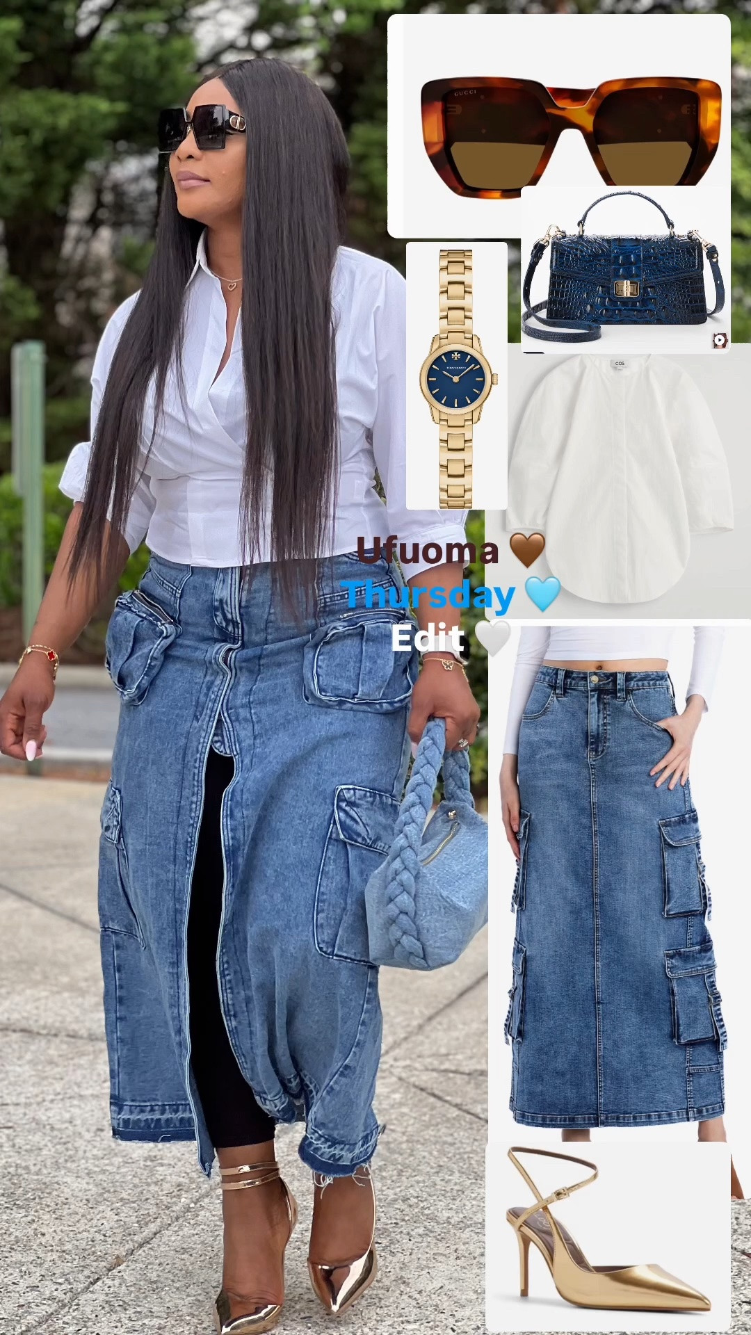 💙 Denim skirts have NEVER looked this good! ✨ Chic, flattering & giving “add to cart” energy. 🛍️ 

Scroll to shop before your size disappears! Follow for more. XO 😘💋

#LTKxWalmart #LTKootd #LTKOver40