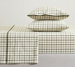 Windowpane Yarn-Dyed Sheet Set | Pottery Barn (US)
