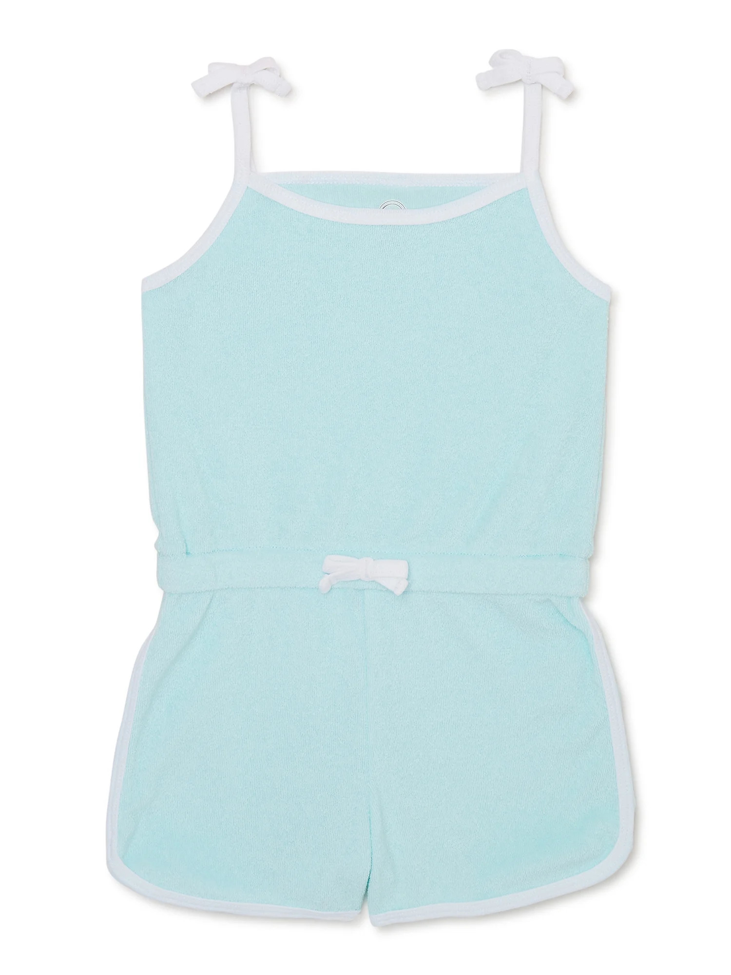 Wonder Nation Toddler Girl Cover-Up Romper, Sizes 12M-5T | Walmart (US)