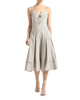 Keyhole Cutout Midi Dress | Bloomingdale's (US)