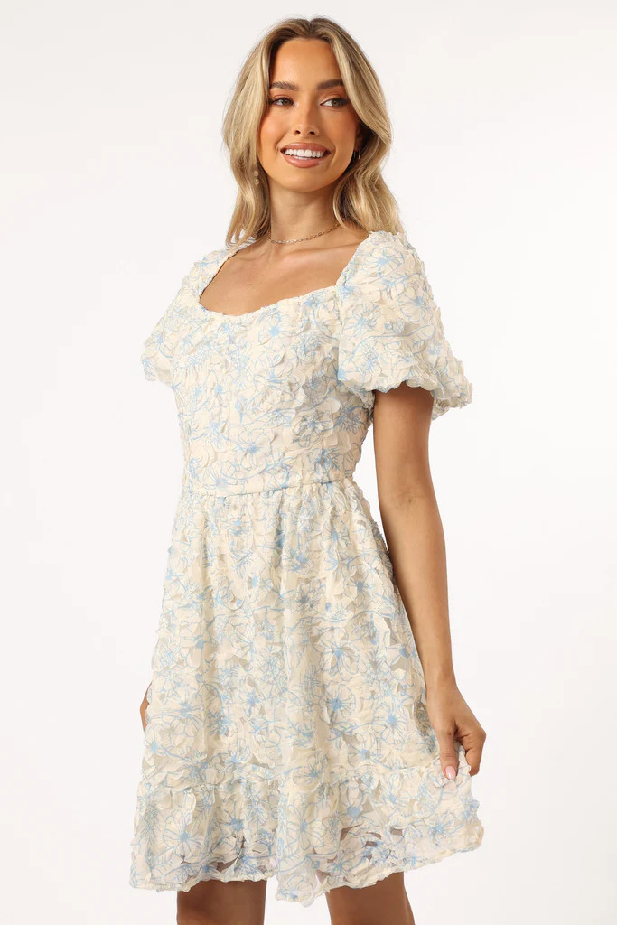 Atticus Mini Dress - Blue | Petal & Pup (US)