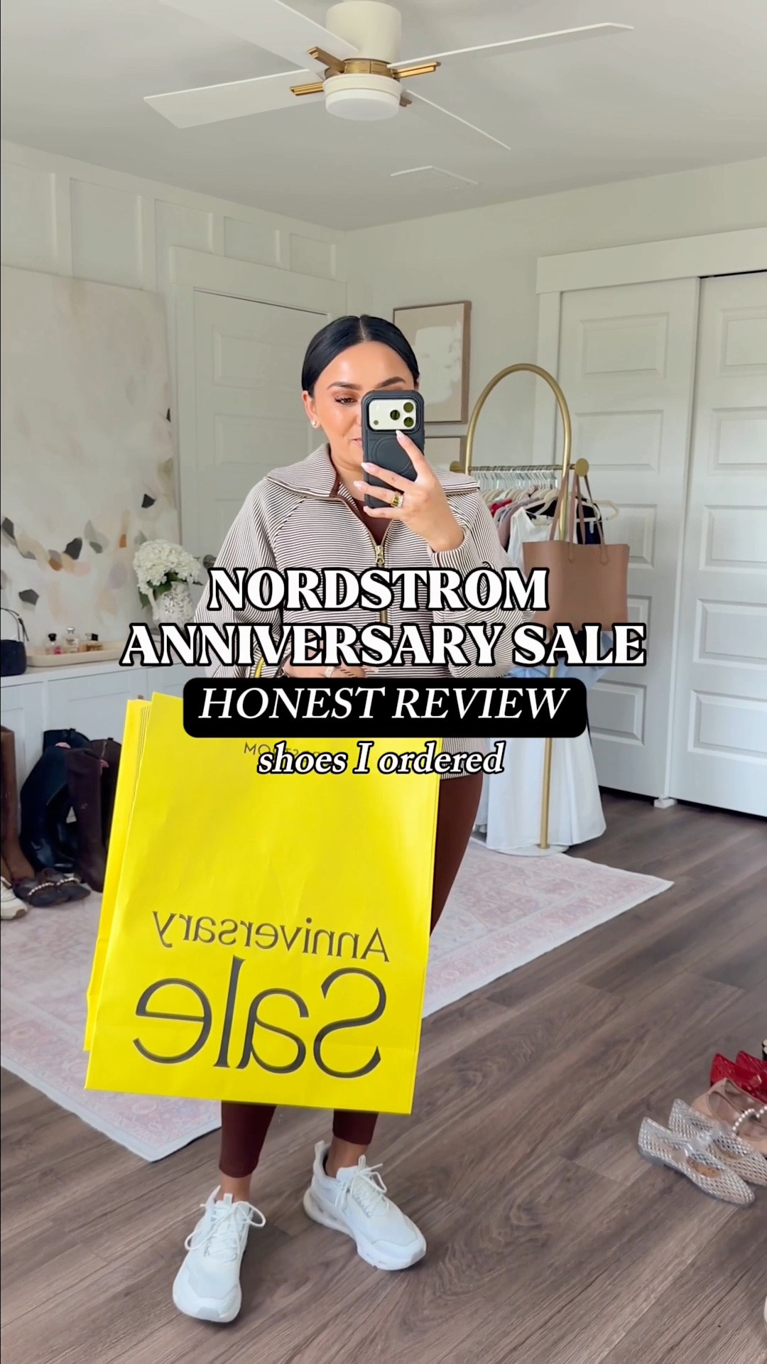 Nordstrom Anniversary Sale Boots, Sneakers, and Flats Try On!
For reference: I’m 5’0, petite, 32b bra size, and 2/26 in bottoms, pear shaped. 
*Everything I share is unaltered! TTS means true to size. Between size 5-6.5 in shoes

Medium brown boots size 5.5 TTS
Elmwood Suede Boots size 5.5 TTS
Espresso boots size 5.5 TTS
Black smooth leather boots size 5.5 TTS
Black leather waterproof boots size 6 TTS
Chocolate Brown leather waterproof boots size 6 TTS
Hunter boots size 6 TTS
White glacier sneakers size 6.5 TTS
Cigar Mesh Gala flats size 5.5 TTS
White Beige sneakers size 6.5 TTS

fall outfit ideas 
sale women’s fashion 
Nordstrom sale
nsale 2026
autumn

#LTKPetite #LTKSaleAlert #LTKootd