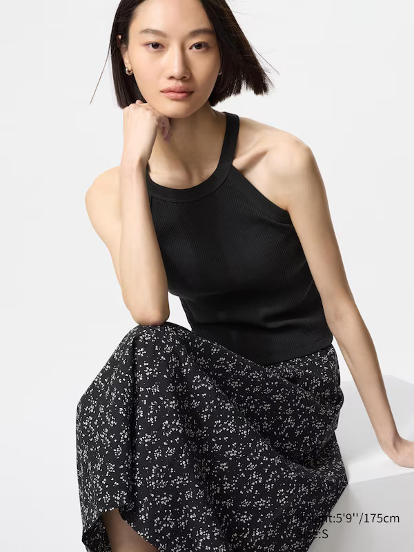 Halter Neck Sleeveless Bra Top | UNIQLO (UK)