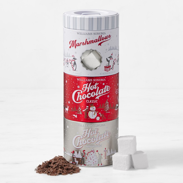 Williams Sonoma Classic & Peppermint Hot Chocolate Stacker with Marshmallows | Williams-Sonoma