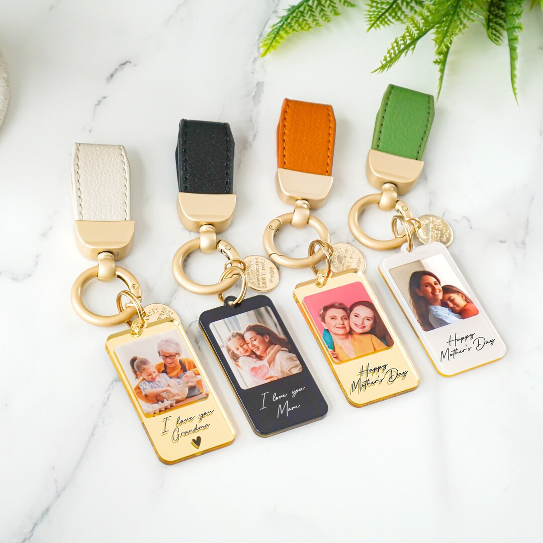 Custom Photo Keychain: Personalized Acrylic Gift for Mom/Grandma | Etsy (US)