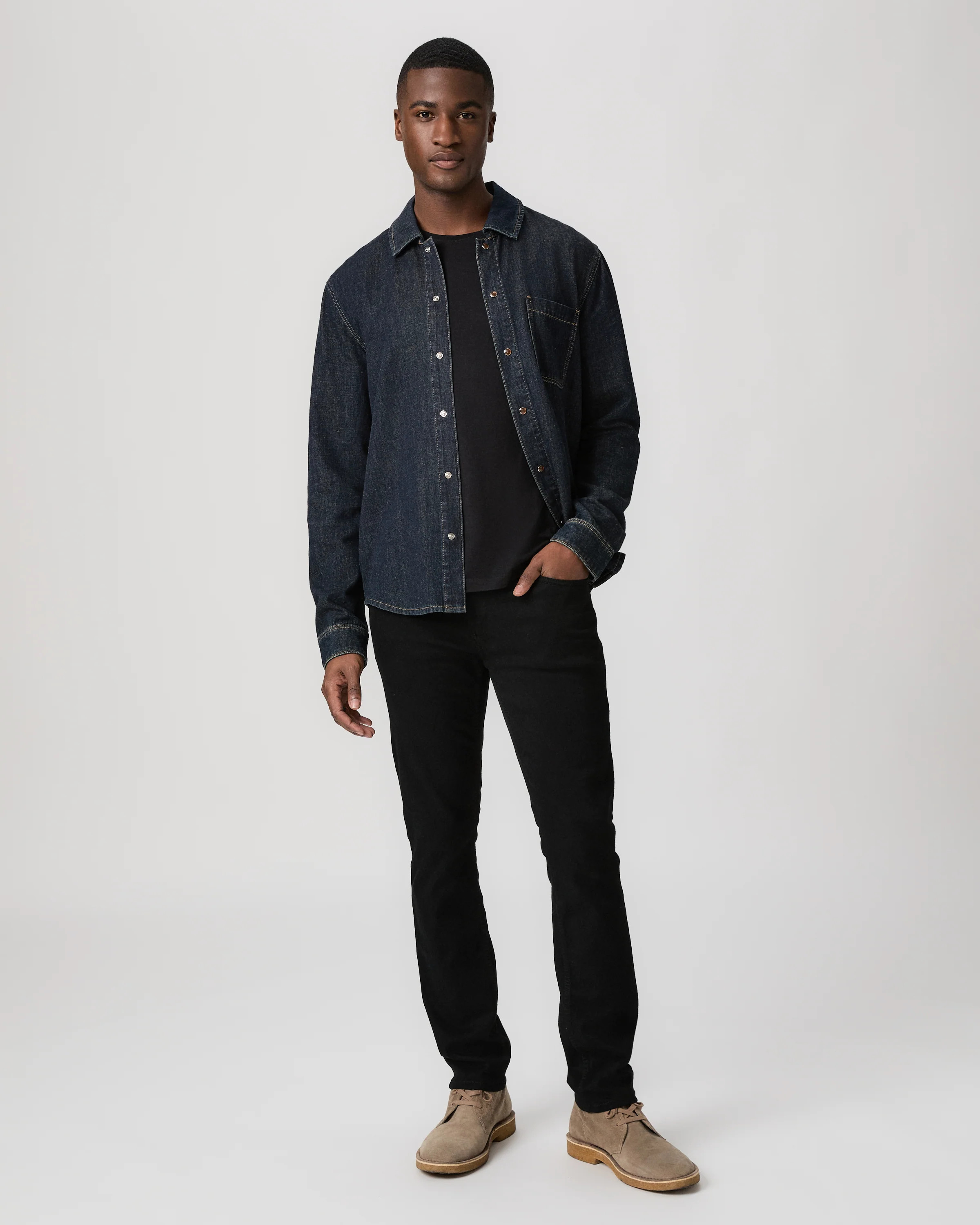 Transcend Federal Slim Straight Jean | Paige