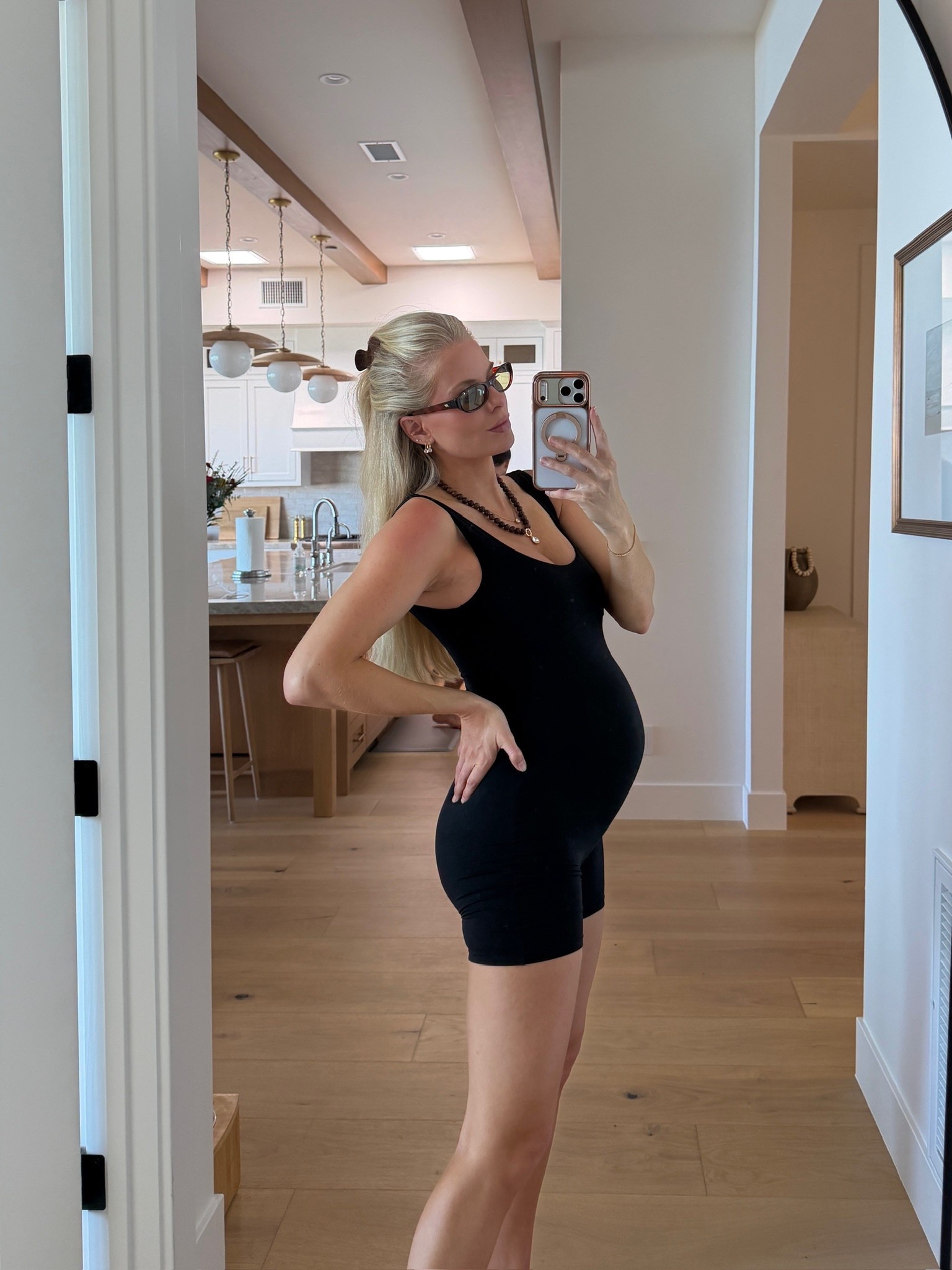 Wearing a small in onesie! #kathleenpost

Walking outfit, athleisure, bump friendly, maternity look, comfy chic, pregnancy look

#LTKootd #LTKBump #LTKActive