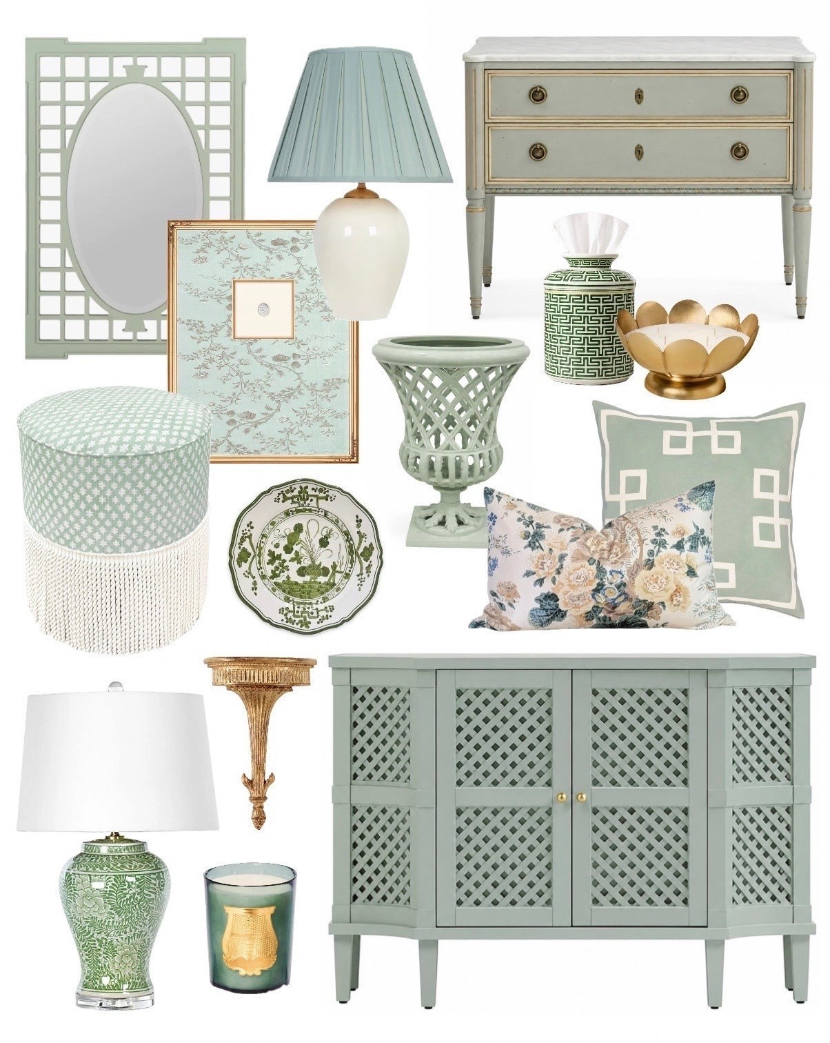 New home finds I’m loving 🤍✨ sage green decor furniture French chest green cabinet intalio pleated lamp chinoiserie

#LTKHome #LTKSaleAlert