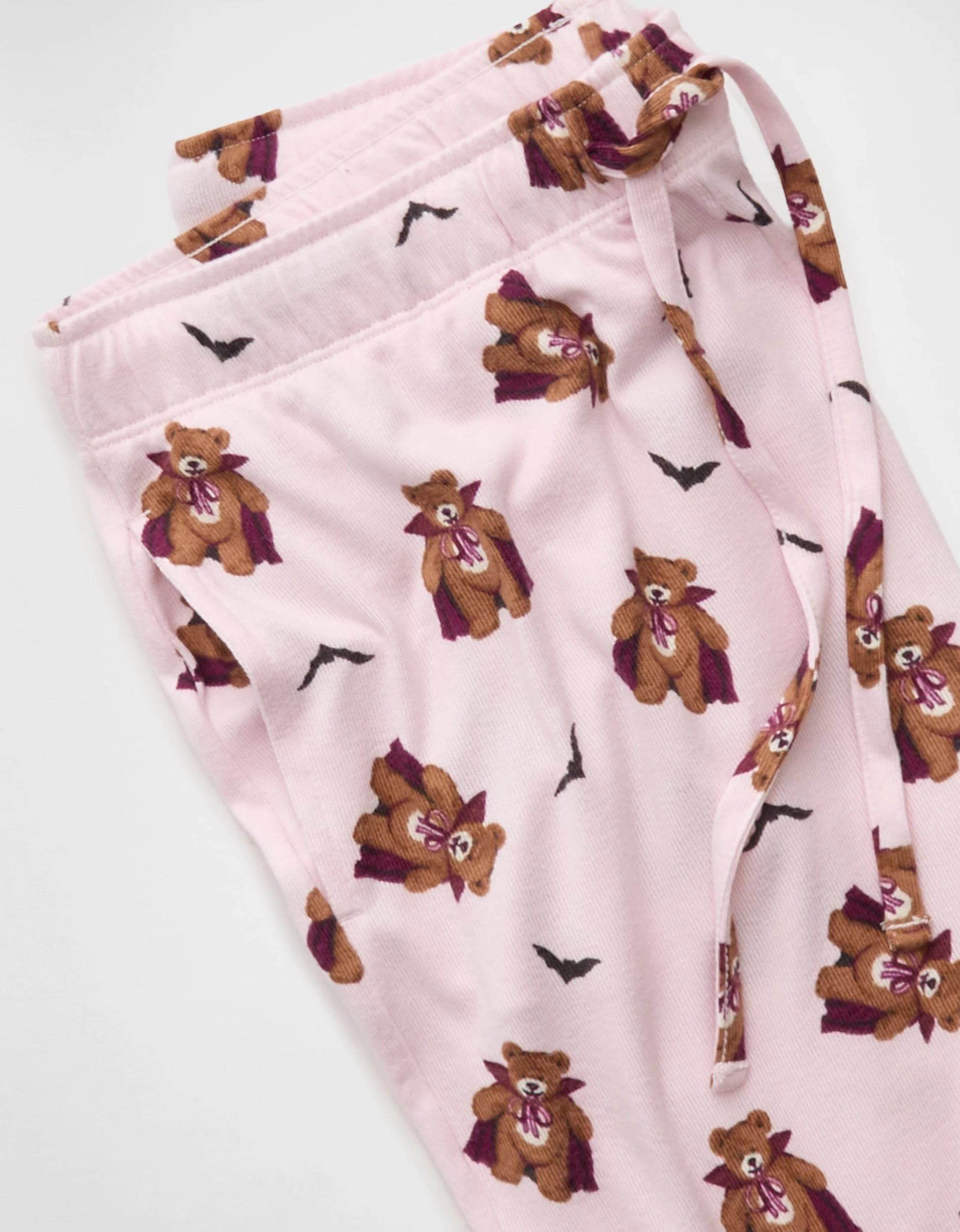 AE Luxe Plush Long Sleeve + Pant PJ Set | American Eagle Outfitters (US & CA)