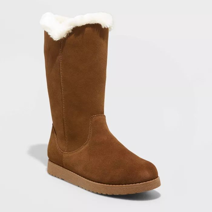 Women's Charleigh Tall Shearling Style Boots - Universal Thread™ | Target