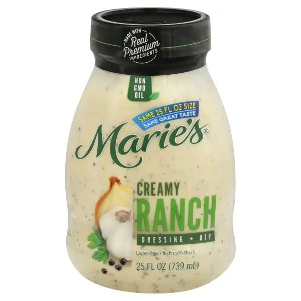 Marie's Creamy Ranch Dressing & Dip, 25 fl oz - Walmart.com | Walmart (US)