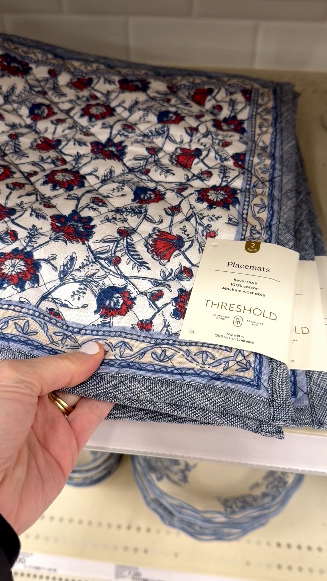 Quilted placemats. 

#LTKHome